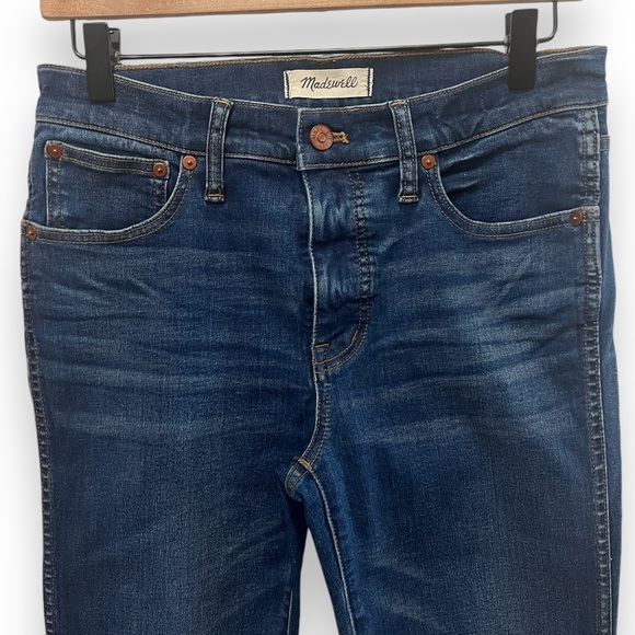MADEWELL 9” High Rise Skinny Jeans Medium Wash Size 29 - Picture 5 of 13